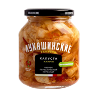 Капуста кимчи "Лукашинские закуски" по-корейски ст/банка 340гр