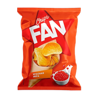 Чипсы "FAN" Красная икра 65 гр