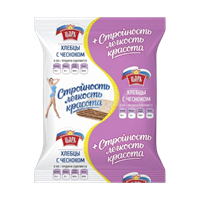 Хлебцы Царь с чесноком 90гр