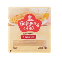 Блинчики Бабушка Аня с вишней 360 гр 