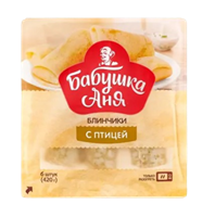 Блинчики Бабушка Аня с птицей 420 гр 