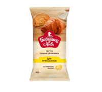 Тесто Бабушка Аня слоёное дрожжевое для круассанов 400гр