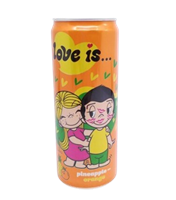 Напиток Love is ананас и апельсин газированый ж/б 0,33л  Напиток Love is ананас и апельсин газированый ж/б 0,33л