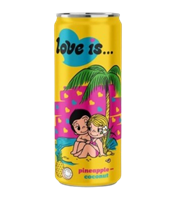 Напиток Love is ананас и кокос газированный ж/б  0,33л  Напиток Love is ананас и кокос газированный ж/б  0,33л