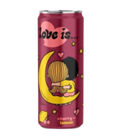 Напиток Love is вишня и лимон газированный ж/б 0,33л Напиток Love is вишня и лимон газированный ж/б 0,33л