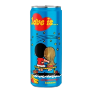 Напиток Love is клубника и банан газированный ж/б 0,33л Напиток Love is клубника и банан газированный ж/б 0,33л