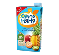 Сок ФрутоНяня Мультифрукт 0,5л  Сок ФрутоНяня Мультифрукт 0,5л