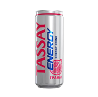 Энергетический напиток Tassay Energy Гранат ж/б 0,45л
