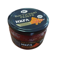 Икра лососевая зернистая Восточный резерв 220гр ст/б Икра лососевая зернистая Восточный резерв 220гр ст/б