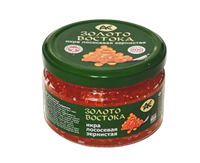 Икра лососевая зернистая Золото востока с/б 240гр Икра лососевая зернистая Золото востока с/б 240гр