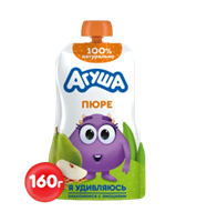 Пюре Агуша фрукт. Мультифрукт 160 гр