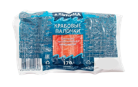 Крабовые палочки Альпина 170 гр Крабовые палочки Альпина 170 гр
