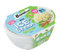 Мороженое BOMBBAR молочное Пломбир и фисташка 400гр 