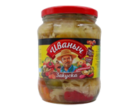 Закуска Иваныч овощная охотничья 700 гр