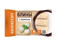 Блины Мираторг с творогом 360гр