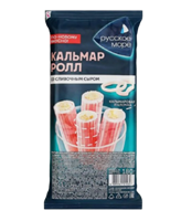 Палочки Кальмар-ролл РМ имитация с сыром 180гр Палочки Кальмар-ролл РМ имитация с сыром 180гр