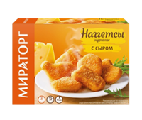 Наггетсы Мираторг куриные с сыром 250гр