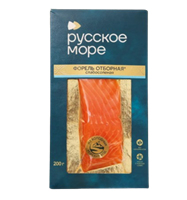 Форель Русское Море отборная слабосоленая 200гр