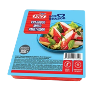 Крабовое мясо VICI 200гр Крабовое мясо VICI 200гр
