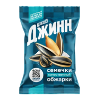 Семечки Джинн Полосатые соленые 300гр