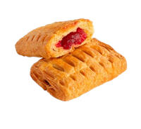 Слойка с малиновой начинкой 90 г