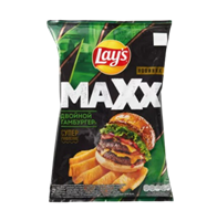 Чипсы Lay's MAXX Двойной гамбургер 100гр