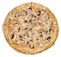 Пицца Ветчина и грибы 30см