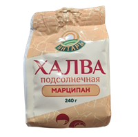 Халва Янтарь подсолнечная марципан 240 гр