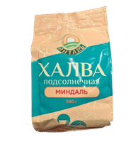 Халва Янтарь подсолнечная миндаль 240гр