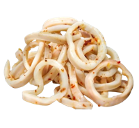 Кальмар в чесночном масле