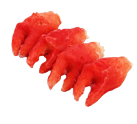 Краб клешни в чесночном масле