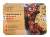 Куриная ножка Sau Food SMART LUNCH обж. в соевом соусе с рисом Басмати 300гр