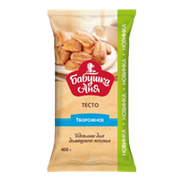 Тесто Бабушка Аня творожное 450гр