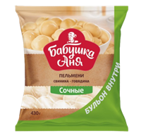 Пельмени Бабушка Аня Сочные свино-говяжьи 430гр