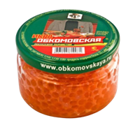 Икра лососевая "Обкомовская" (твист) с/б 220гр