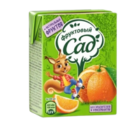Сок Фруктовый сад Апельсин Манго Мандарин 0,2л