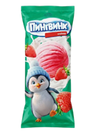 Мороженое Пингвини Клубника 6% 400гр