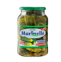 Огурцы Marinella деликатесные 9-12см 1000мл