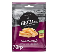 BEERka Перуанский кальмар филе Кольца 70гр .