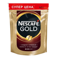 Кофе Нескафе Голд пакет 40гр