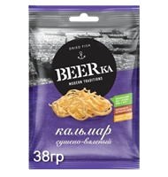 BEERka Перуанский кальмар филе соломка 38гр