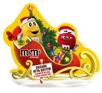 Подарочный набор M&M's Санки 222гр