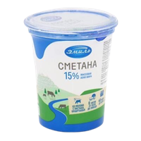 Сметана Эмиль 380гр жир 15%