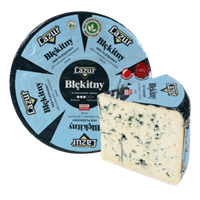 Сыр Lazur Голубой полутвердый с благородной плесенью кг