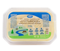 Масло сливочное Эмиль Крестьянское 200гр жир 72,5%