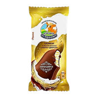 Мороженое Коровка пломбир со вкусом игристого Абрау-Дюрсо 15% 70гр