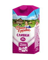 Сливки Домик в Деревне жир.20% 0,47 л
