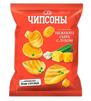 Чипсы "Чипсоны" Нежный сыр с луком 40гр