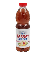 Холодный чай Tassay Ice Tea Черный с персиком 1 л