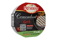Сыр President Камамбер Grill с белой плесенью 45% 125 гр